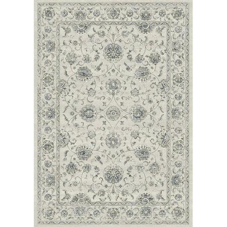 DYNAMIC RUGS 57126 Ancient Garden Collection 2 x 3.11 in. Traditional Rectangle Rug- Cream AN24571266666